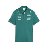 Camiseta Polo Aston Martin, equipo, Puma, verde, 2026