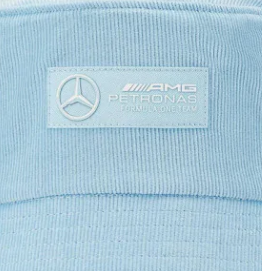 Mercedes Retro-Angelkappe mit Kordelzug, Blau