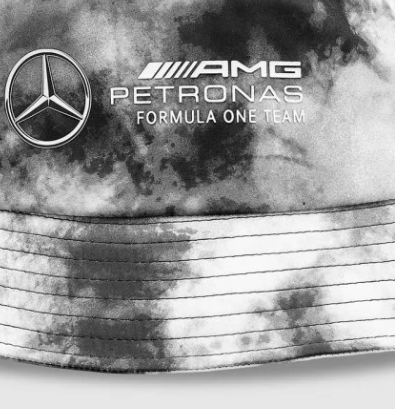 Mercedes Tie Dye Angelkappe, Grau