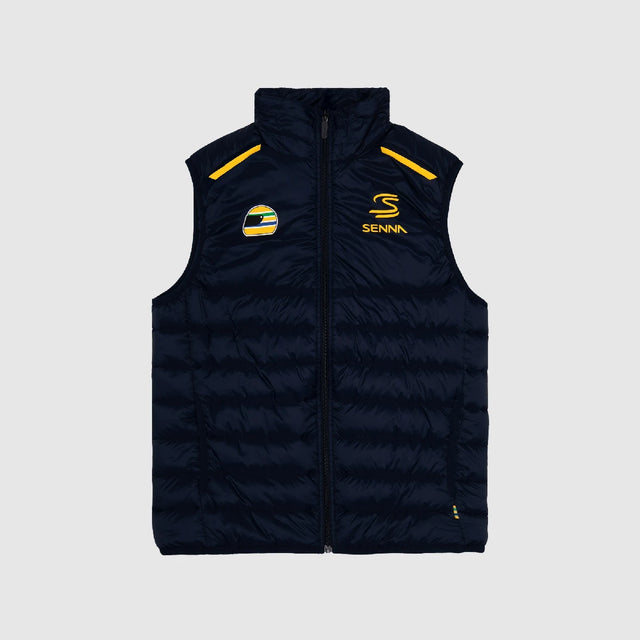 Chaleco Ayrton Senna, azul