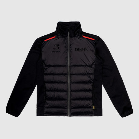 Chaqueta de carrera Ayrton Senna, negra