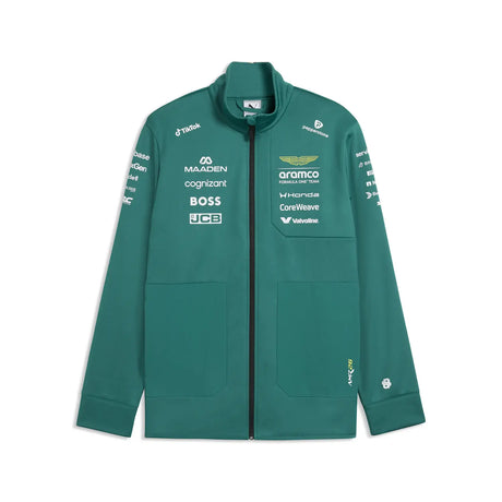 Chaqueta softshell Aston Martin, equipo, Puma, verde, 2026