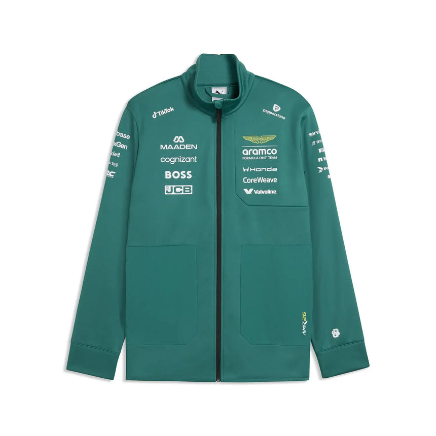 Chaqueta softshell Aston Martin, equipo, Puma, verde, 2026