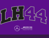Mercedes Lewis Hamilton 90X120 bandera, púrpura