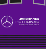 Mercedes Lewis Hamilton 90X120 bandera, púrpura