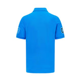 Mercedes Men's George Russell Collar T-Shirt, Blue