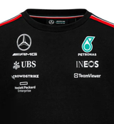 Mercedes Team, Long Fingers, Black, 2023