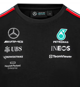 Mercedes Team Women's Driver T-Shirt, Black, 2023