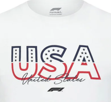F1 Fanwear Austin GP SE T-Shirt, White, 2022