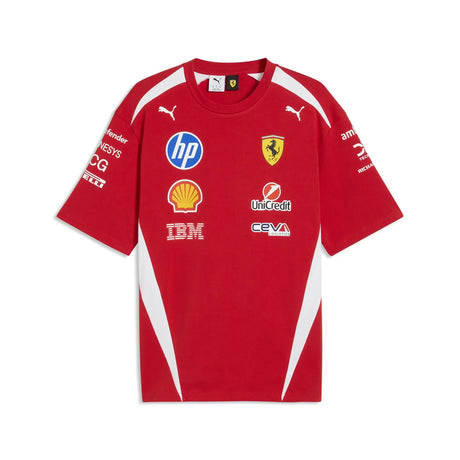 Ferrari camiseta, equipo, pilotos original, roja, 2026