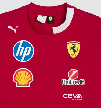 Scuderia Ferrari Drivers Oversized Camiseta Cuello Redondo 🔥
