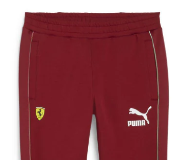 Ferrari pantalones, Puma, Race Iconic T7 Track, rojo intenso