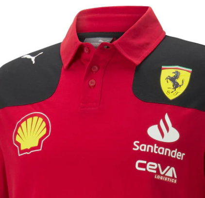 Ferrari Camiseta con cuello, Puma, Equipo, rojo, 2023