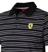 2011, Black, Ferrari Striped T-Shirt