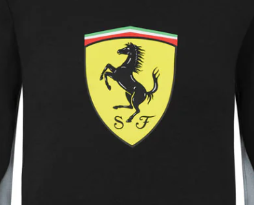 Ferrari Shield Nino Camisa de entrenamiento, Negro, 2021
