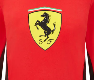 Ferrari Shield Nino Camisa de entrenamiento, Rojo, 2021