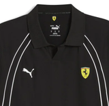Ferrari camiseta cuello polo, Puma, race, negro