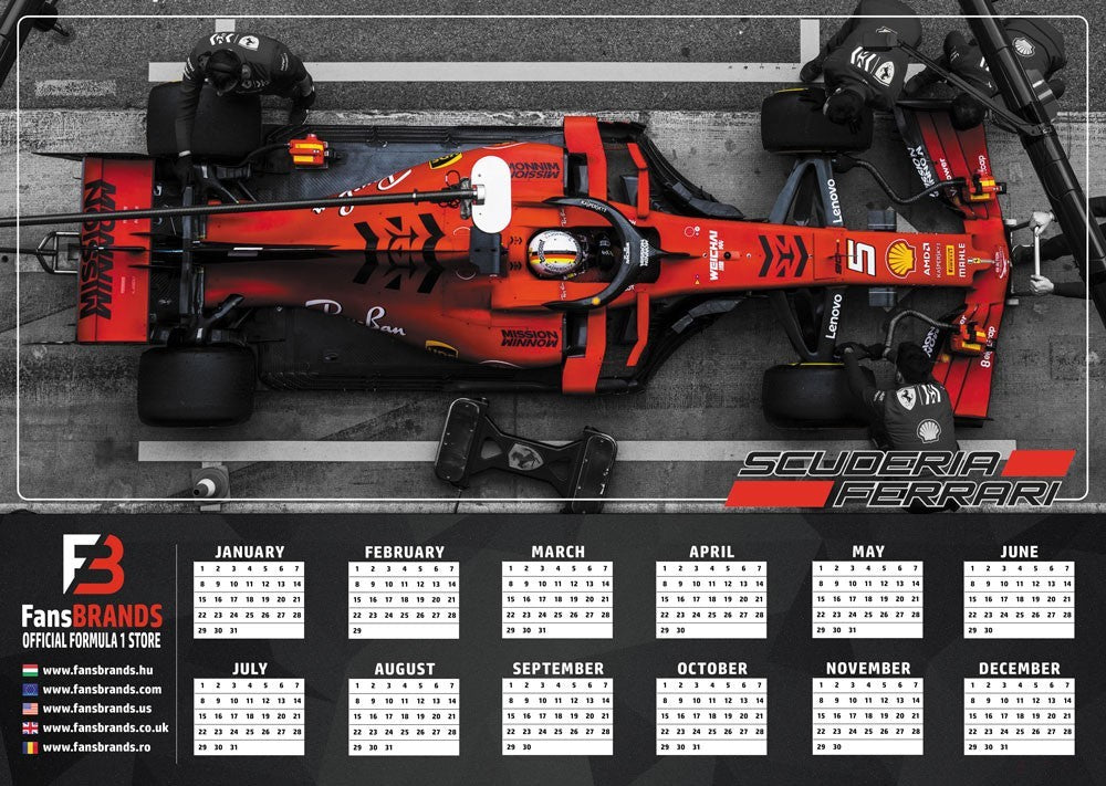 Calendario de carreras Scuderia Ferrari