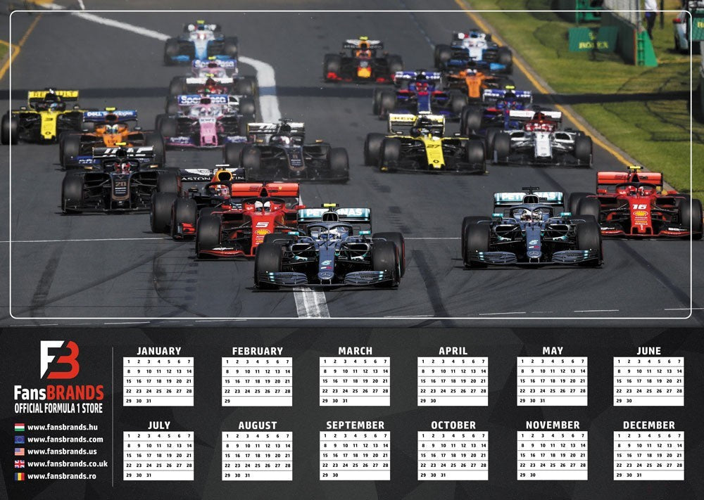 Formula 1 Calendario de carreras - FansBRANDS®