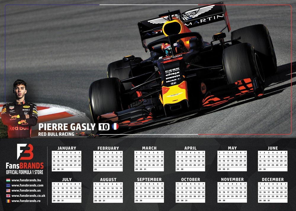 Pierre Gasly Calendario de carreras