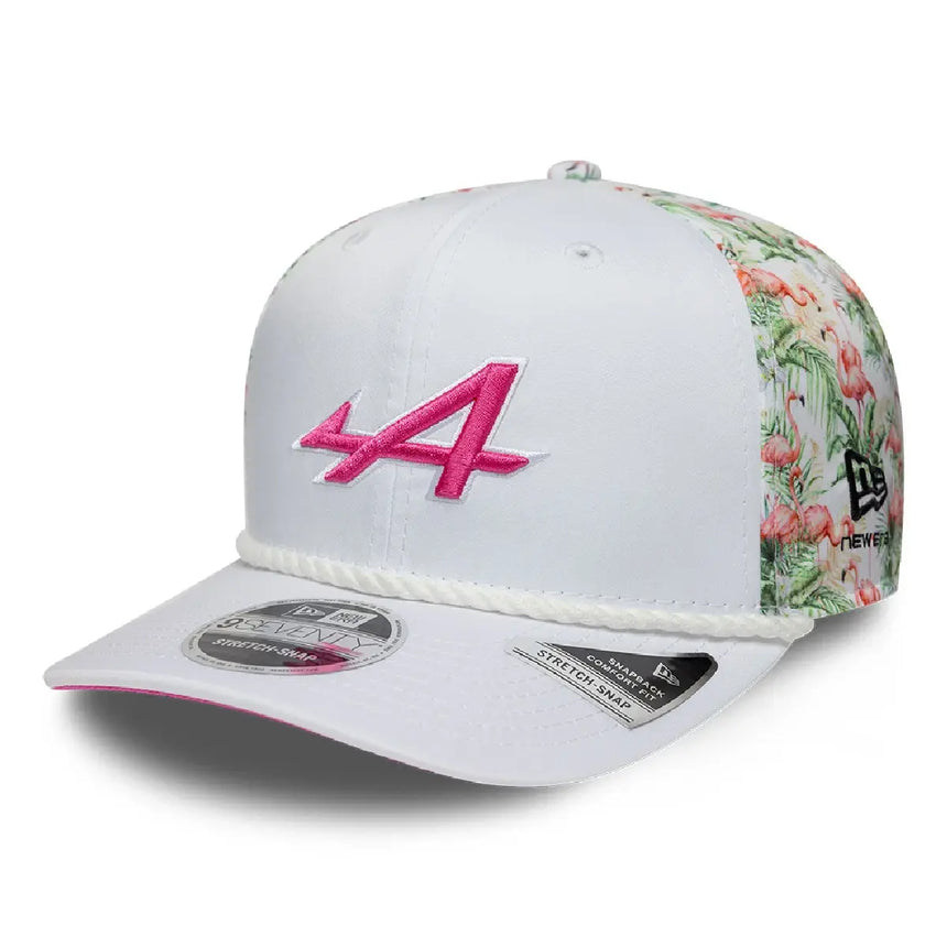 Gorra Alpesi, equipo, 9SEVENTY, New Era, Edición Especial Miami, blanca, 2026