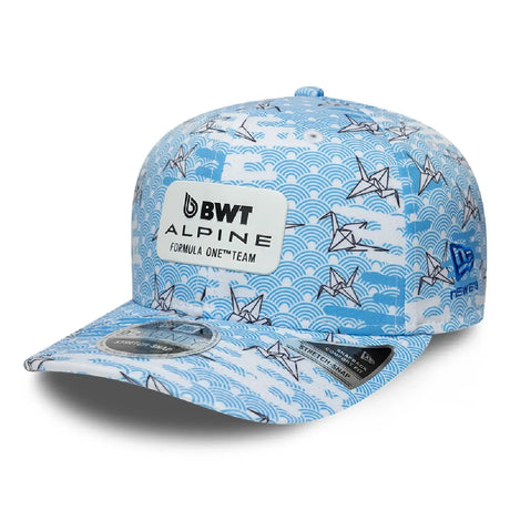 Gorra Alpine, equipo, 9SEVENTY, New Era, Edición Especial Japón, blanca, 2026