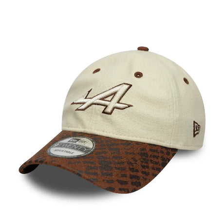 Gorra Alpine, herencia, 9TWENTY, New Era, blanca
