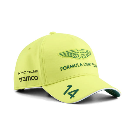 Gorra Aston Martin, equipo, Fernando Alonso, Puma, lima, 2026
