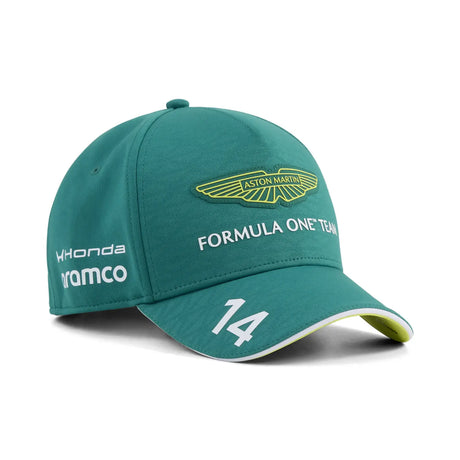 Gorra Aston Martin, equipo, Fernando Alonso, Puma, niño, verde, 2026