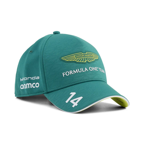 Gorra Aston Martin, equipo, Fernando Alonso, Puma, verde, 2026