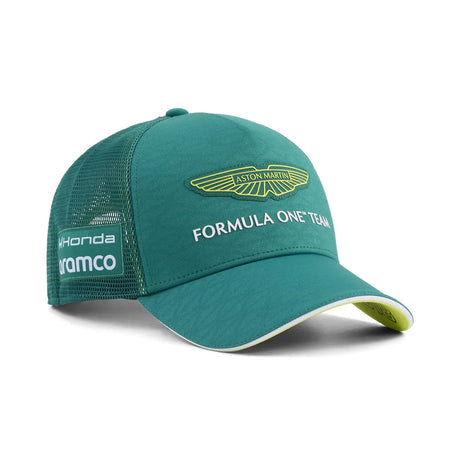 Gorra Aston Martin, equipo, Lance Stroll, Puma, verde, 2026