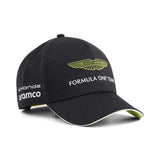 Gorra Aston Martin, equipo, Puma, negra, 2026