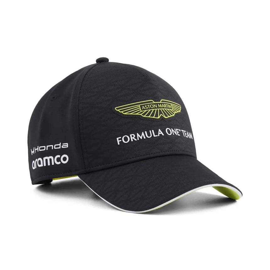 Gorra Aston Martin, equipo, Puma, negra, 2026