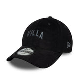 Gorra Aston Villa, con cordón, 9FORTY, New Era, negra