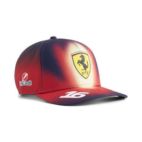Gorra Ferrari, equipo, Charles Leclerc, Edición Especial China, Puma, roja, 2026