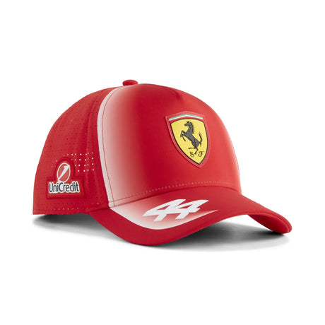 Gorra Ferrari, equipo, Lewis Hamilton, Puma, roja
