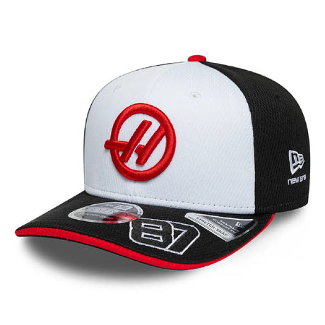 Gorra Haas F1, equipo, Oliver Bearman, 9SEVENTY, New Era, negra, 2026