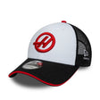 Gorra Haas F1, liga de verano, 9FORTY, New Era, negra