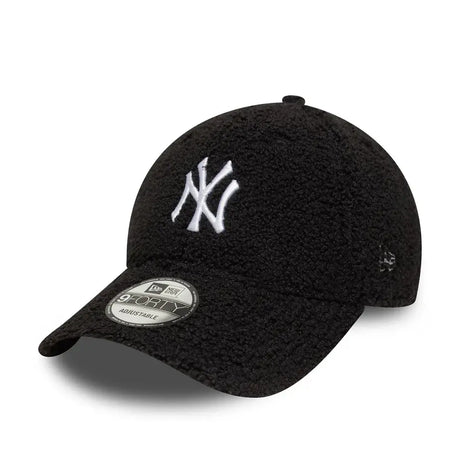 Gorra New York Yankees, borg invernal, New Era, 9FORTY, negra