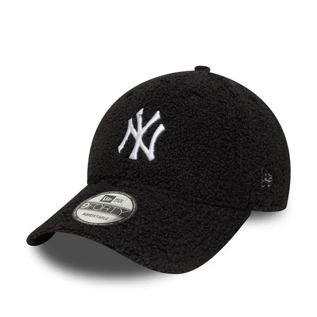 Gorra New York Yankees, borg invernal, New Era, 9FORTY, negra