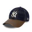 Gorra New York Yankees, cuero loden, New Era, 9TWENTY, marrón