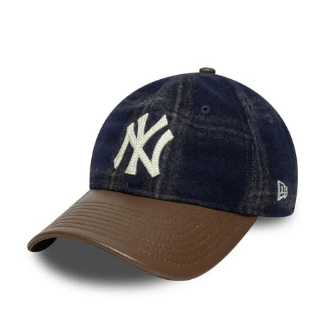 Gorra New York Yankees, cuero loden, New Era, 9TWENTY, marrón