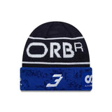 Gorra Red Bull, equipo, Max Verstappen, tejido de punto plegado, niños, azul, 2026