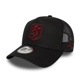 Gorra Trucker Aston Villa, básica, negra