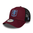 Gorra trucker Aston Villa, core, roja