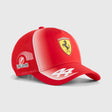 Gorra trucker Ferrari, equipo, Lewis Hamilton, niños, roja
