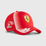 Gorra trucker Ferrari, equipo, Lewis Hamilton, niños, roja