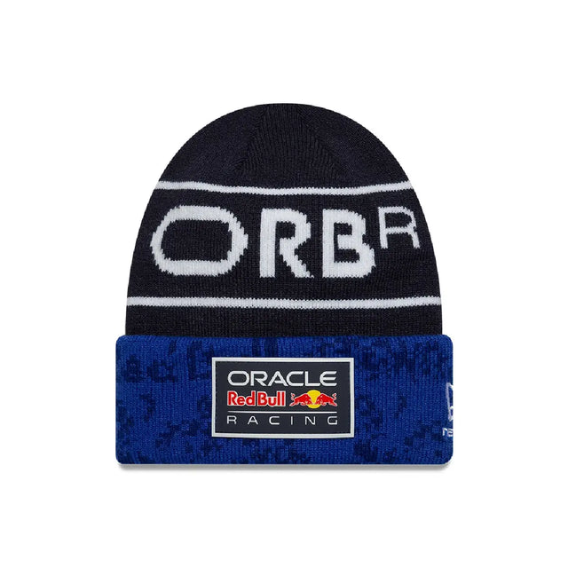 Gorro Red Bull, equipo, de canalé, niño, azul, 2026