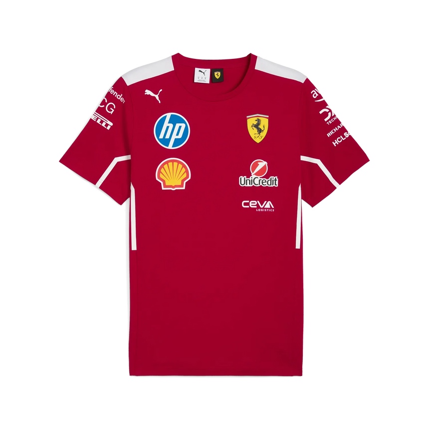 Scuderia Ferrari Equipo Camiseta Cuello Redondo 🔥