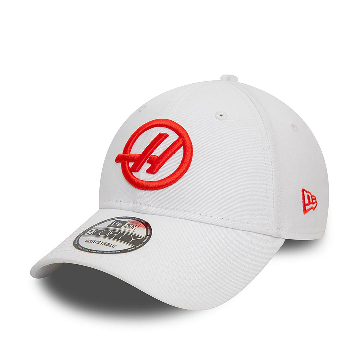 Gorra Haas, NEW ERA, 9FORTY, blanco